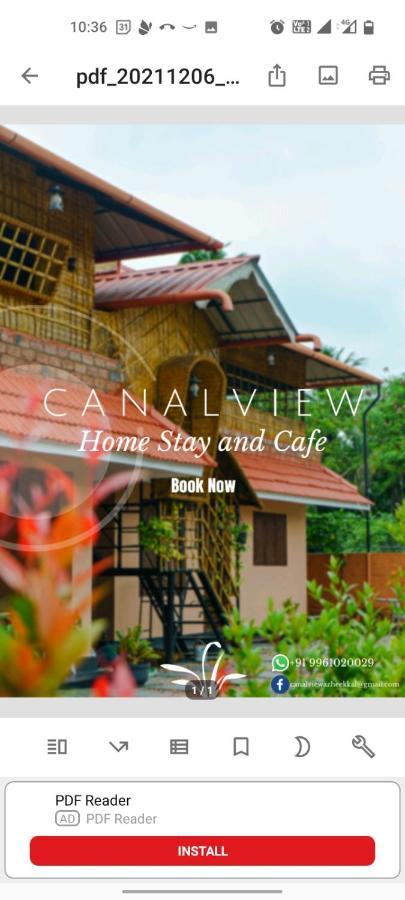 Canalview Private Cottage Azhikkal Ayiram Thengu Panmana Dış mekan fotoğraf